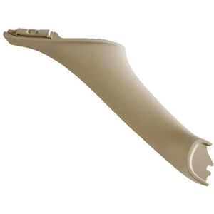 Deurgrepen binne Auto links rechts binnenin Binnendeurgrepen Binnendeurpaneel Handgreep Trim Cover Voor BMW Voor 5-serie F10 F11 Deurgreepset(Beige-White-Left)