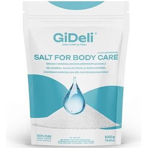 Basisch badzout, 5 kg, voor ontgifting, ontzuring en huidverzorging, basisch mineraal lichaamsverzorgingszout, regeneratie na de training
