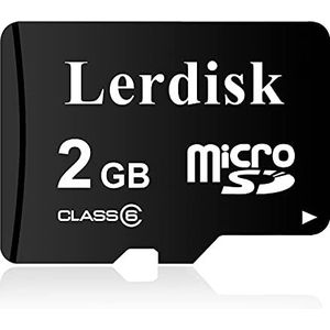 Lerdisk Fabrieksgroothandel Micro SD-kaart geproduceerd door 3C-groep geautoriseerde licentie (2 GB, 1 stuk Pack)