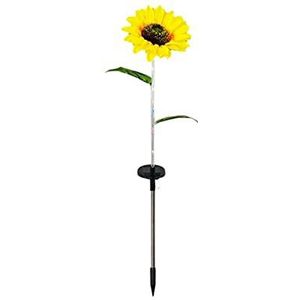 Zonne-energie LED Uil Tuinverlichting Outdoor Solar Light Uil Dier Pixie Lawn Lampen Ornament Waterdichte Lamp Unieke Solar Lights (Color : New sunflower)