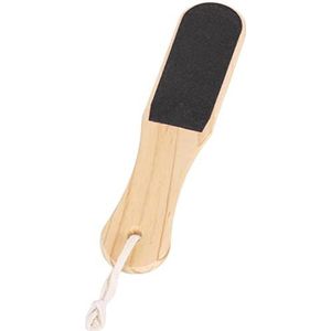 Dubbelzijdige houten voetvijl, voetpedicure rasp voetvijl en gebarsten huideeltverwijderaar voor voeten schraper vijl borstel gereedschap