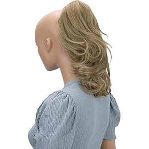 CAISHA 30cm Haarstukje Vlecht Paardenstaart Haarextensies Volumineus Golvend Natuurlijk Blond H104