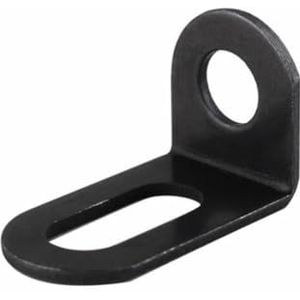 10 stuks verstelbare hoekbeugels van ijzer, metalen L-vorm, rechtse hoekbeugel for plankondersteuning, bordverbinding enz.