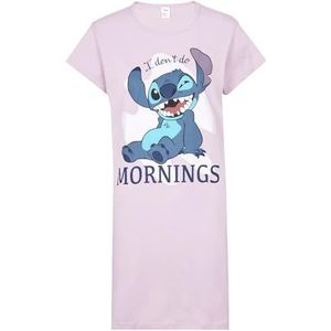 Disney Lilo & Stitch Nachthemd voor dames, Stitch nachthemd, officiële cadeaus voor vrouwen, Lila, 34-36