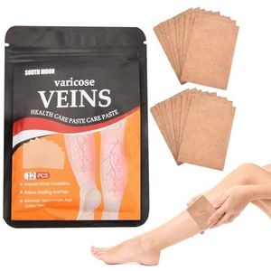 Spataderpleisters voor benen, 24 stuks Varicose Veins patches, vederverlichting, verbetering van de doorbloeding, aderverlichting, kruidenpleisters