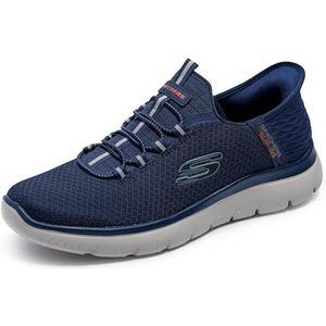Skechers - SUMMITS-HIGH RANGE - Vrijetijdsschoen - Navy - Textiel