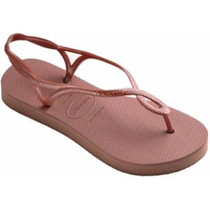 Havaianas Luna Flatfor Platfor-sandalen, Roze krokus, 41/42 EU