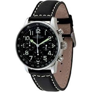 Zeno-Horloge Mens Horloge - X-Large Pilot Chronograaf 2020 - P559TH-3-a1