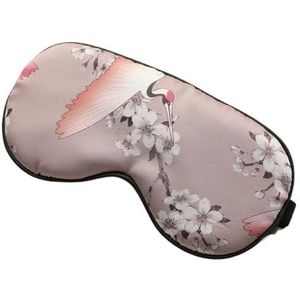 Slapende oogbedekking zijden slaapmasker voor ogen nacht zomer ademend ooglapje schaduw blinddoeken reizen dutje oogschaduw slaaphulp (lichtpaars)