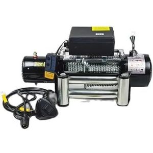 12V 24V 3000 Lbs Lier Auto Tuning Elektrische 12/24V Handvat/draadloze Staalkabel ATV Lieren for BeachBugg(3000Lb handle,12V)