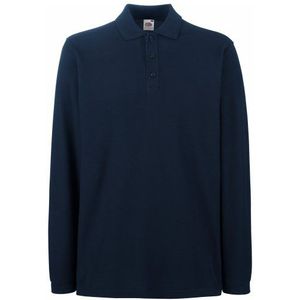 Fruit of The Loom - Poloshirt met lange mouwen voor heren - 100% katoen van eersteklas kwaliteit, 50 hojas, XXL