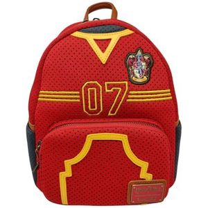 Loungefly Harry Potter Zwerkbal Uniform Cosplay Dubbele Riem Schoudertas Portemonnee, Multi kleuren, One Size, Mini Rugzak