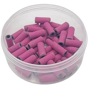 50 Pcs Mini Nail Schuren Bands Manicure Accessoires Tool Voor 3.1Mm Bestand Machine Rood 240