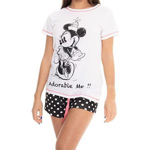 Disney Dames Pyjama's Minnie Mouse Wit Large