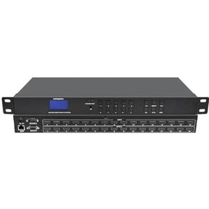 HD/Video Matrix Switcher 4x4 8x8 8x16 16x16 16x32Chassis Stijl Digitale Signaal Host Matrix Switcher 1080P Uitgebreide compatibiliteit(Giallo,No Network Control)