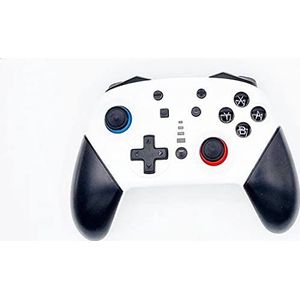 Draadloze bluetooth controller geschikt voor Nintendo Switch Pro & PC - wit
