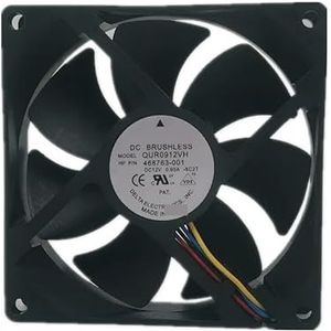Voor delta QUR0912VH 9025 12V 0,60a 9cm vierdraads PWM temperatuurgeregelde grote luchtvolumeventilator
