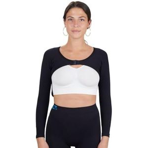 CzSalus Lipoedeem, lymfoedeem, verstevigende en slank makende K2-compressiemouwen, zwart, S/M