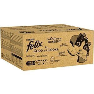 Felix Natte Kattenvoer, In Gelei Met Kabeljauw, 120 x 100 g