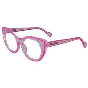 Halloween cadeau, Unisex acetaat optische monturen met heldere lenzen, veelkleurig, 139x142mm(D)