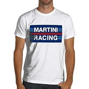 Martini Racing Car Vintage Retro T Shirt 2371 T-shirts & overhemden(Large)