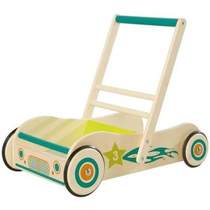 Roba Loopwagen Junior 29 X 56 X 45 Cm Hout Groen