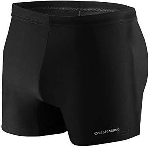 Sesto Senso Heren Zwembroek Zwemshorts Badkleding Zwemkleding Zwembad Zwemmen Broek 313 XL Zwart