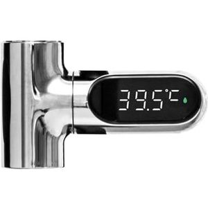 Waterkraandouchethermometer, digitale led-display, elektronische waterthermometer, temperatuurtester voor thuis, keuken, badkamer, douche