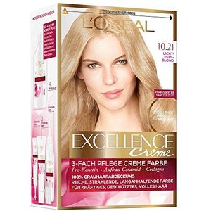 L'Oréal Paris Excellence Creme Coloration, 10,21 - lichtparelblond