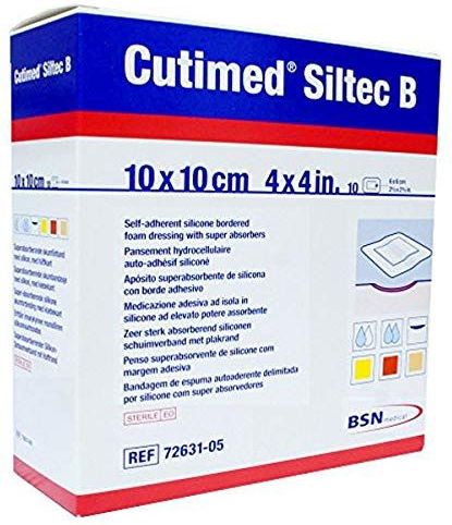 Cutimed - Siltec B - Hechtbandage - Steriel - 10 stuks