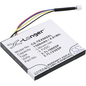 CS-TEX060XL Accu 1300 mAh, compatibel met [Texas Instrumenten] N2/AC/2L1/A, TI-84 C Silver, TI-84 Plus C Silver Edition, TI-Nspire CAS Touchpad, TI-Nspire CX, TI-Nspire CX CAS, TI-Nspire CX CAS, TI-Nspire Touch Pad su