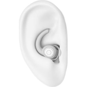 Oordoppen voor slaapruisonderdrukking, zachte, comfortabele oordopjes, set van 2 siliconen oordopjes om te slapen, 28 dB ruisonderdrukking, gehoorbescherming, oordopjes voor slaap, vliegtuig, reizen