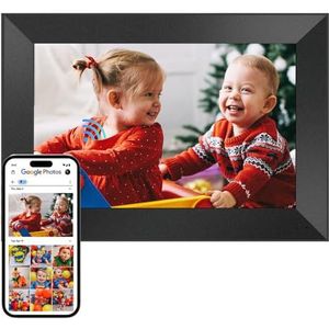 Digital Photo Frame WiFi Smart Digital Picture Frame Free Unlimited Storage Deel Foto met Familie en Vriend via App E-mail Google Foto's Instagram Web Browser Photo Frame Elektronisch 10,1 inch