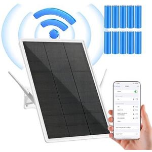 SECUEYE Solar 4G LTE Modem Router 2.4Ghz WiFi Hotspot Access Point VSIM & SIM-kaartsleuf Ingebouwde 26000mAh Batterij IP66 Waterdicht Outdoor voor Trail Camera Beveiligingscamera