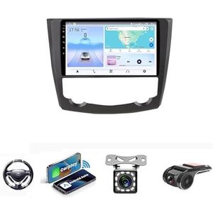 Android 13 Auto Stereo MP5 Player 9'' Screen Autoradio Voor Renault Kadjar 2016 2017 2018 Car-play Android Auto GPS-navigatie Bluetooth RDS FM AM DAB+ Radio Stuurbediening Voice Control(NF-5 8Core 4+6