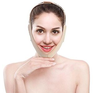Face Slimming Lift Bandage Mask, Facial Lifting Masks Bandages Facial Double Chin Care Weight Loss Face Belts(M)