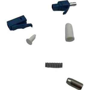 1000 stuks LC korte laars connector kits 2.0mm SM/MM/A for optische vezel patchkabel pigtail FTTH connector onderdelen(Ferrule MM)