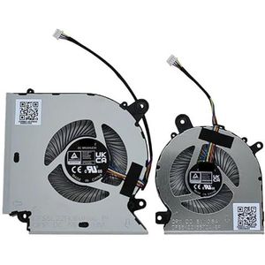 CPU GPU-ventilator voor MSI GF66 GL66 GF76 MS-1581 1583 PABD08008SH PAAD06015SL laptop