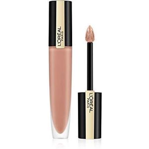 L'Oréal Paris Matte, vloeibare lippenstiftinkt, handtekenrood, kleur: I empower, nude (110), 7 ml