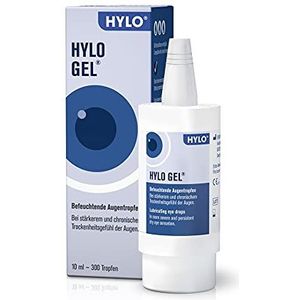 HYLO GEL Oogdruppels bij droge ogen, langdurig met hyaluronzuur, 10 ml