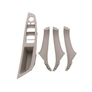 Handgrepen Het Interieur Auto Deurgreepbekleding Voor BMW 5-serie F10 F11 Linksgestuurd In Grijs, Beige, Zwart(B - Oyster Color)