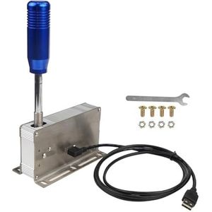 Suammiitstrieadea USB Sequentiële Shifter voor Windows10 7 XP Wheel Game Gearshift Blauw