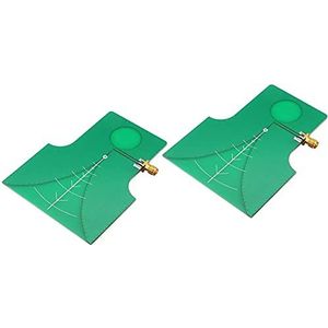 2 stuks 2,4 GHz-10,5 GHz 8W 10dB UWB High Gain Directionele ultrabreedband TEM-antenne