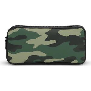 Camouflage Print Etui Grote Capaciteit Potlood Tas Briefpapier Organizer Make-up Tas voor Thuiskantoor