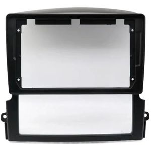 Autoradio-fasciapaneelplaatframe Voor Kia Voor Sorento 2006 2007 2008 2009 Auto Audio Fascia Frame 2 Din 9 Inch Radio Speler Paneel Dashboardbekledingframe(Frame met kabel)