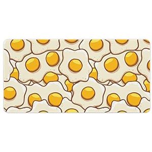 Gebakken Eieren Mode Bureau Muismat Antislip Gaming Muismat Accessoires Decor 30x60cm