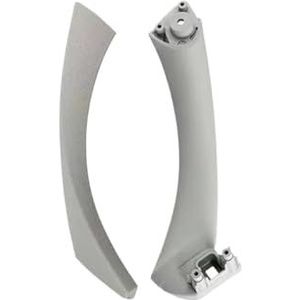 Trek Bekleding Voor Voor 3 Serie Voor E90 Voor E91 Voor E92 2005-2012 Auto-interieur Rechts Links Binnendeur Panel Handvat Pull Trim Cover Handgreep Aan Binnendeur(Gray right kit)