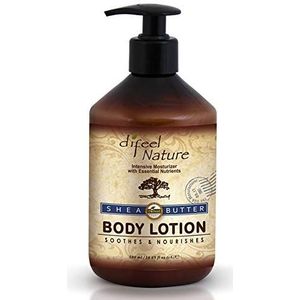 Difeel Nature Moisturizing Body and Hand Lotion - Shea Butter 500 milliliter