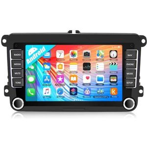 CAMECHO - Android Radio - 7 Inch - Autoradio - Voor VW Golf 6 Golf 5 T5 Skoda Seat Polo Caddy