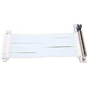 Grafische Kaartverlenger, Eenvoudig Te Installeren 128 Gbps PCIE 4.0 X16-verlenger Plug and Play 7,9 Inch Lang Stabiel voor Weergave (Wit)